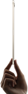 جهاز iPad mini محمول باليد، الجهة الجانبية، تصميم نحيف وخفيف