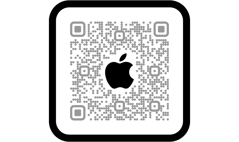 Escanea el código QR para comprar en la app Apple Store