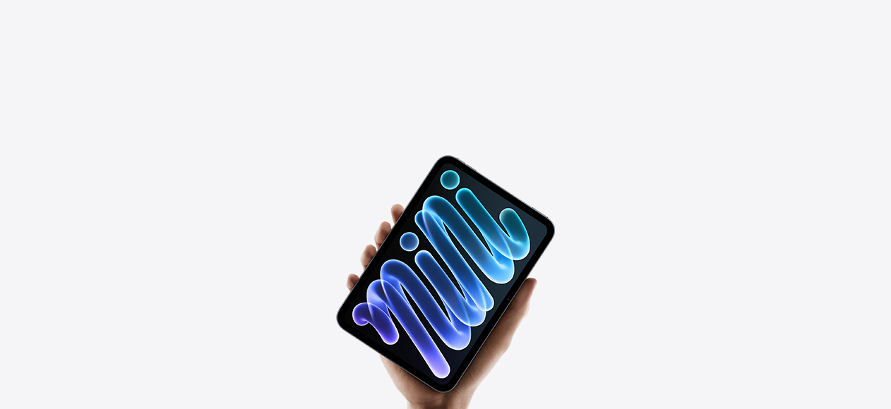 جهاز iPad mini، لون الأسود، محمول باليد